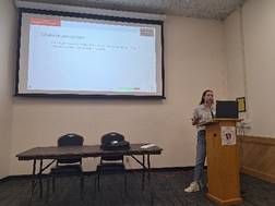 photo of Ioana Branga-Piecu speaking at the 20th IASC Biennial Conference 2025