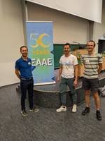 Juan-Felipe Ortiz-Riomalo, Moritz Peter Fritschle und Thomas Rellensmann auf der EAAE-Konferenz 2025