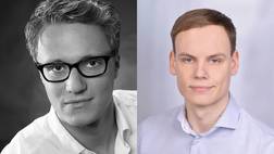 (Links: Dr. Michael Abendschein, rechts: Gerrit Wittke, M Sc. - Quelle: Privat)
