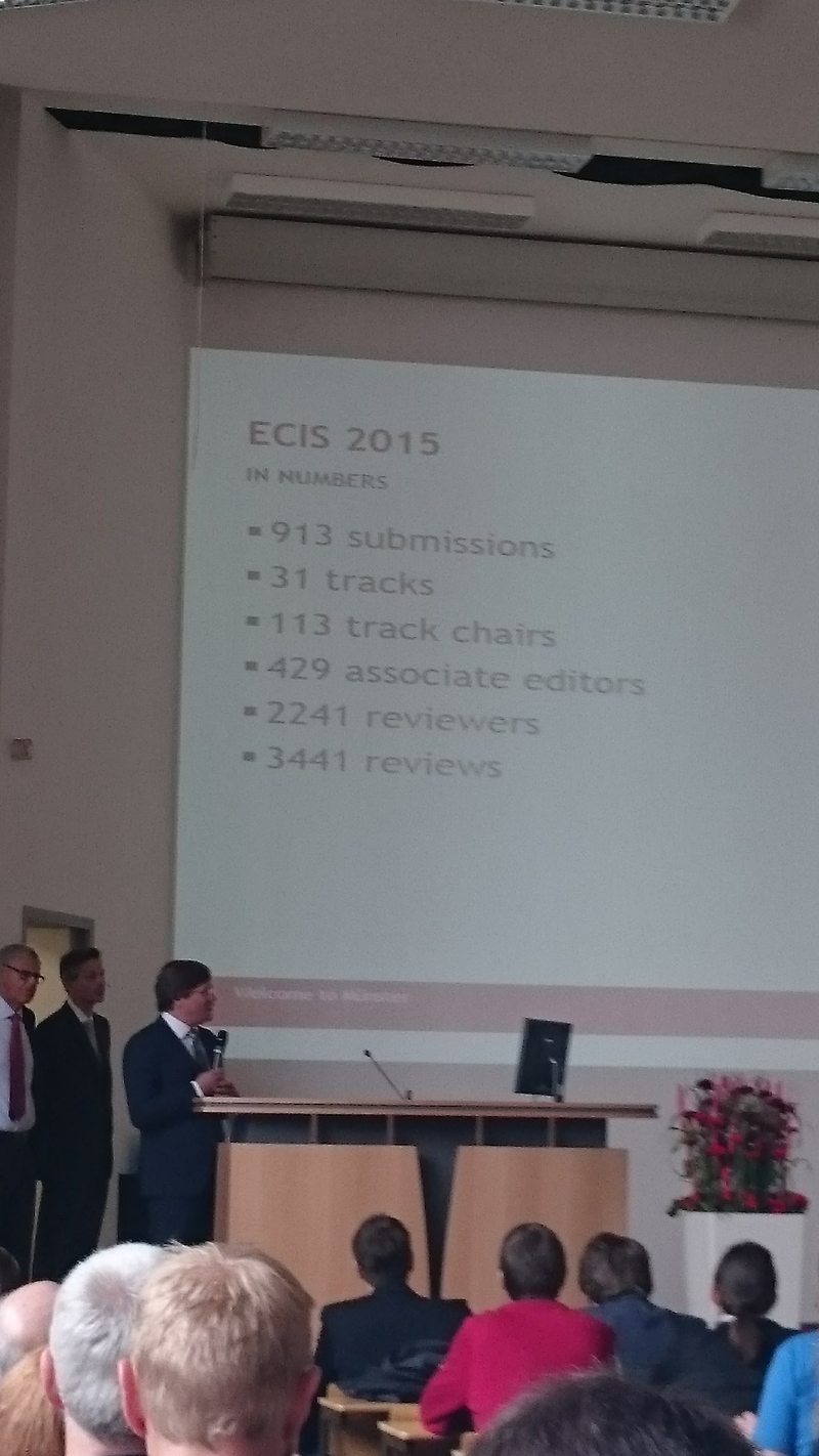 ECIS 2015, Münster