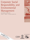 Cover des Journals Corporate Social Responsibility and Environmental Management